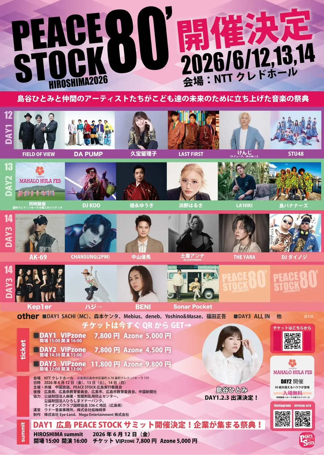 PEACE STOCK 80’ HIROSHIMA 2026
